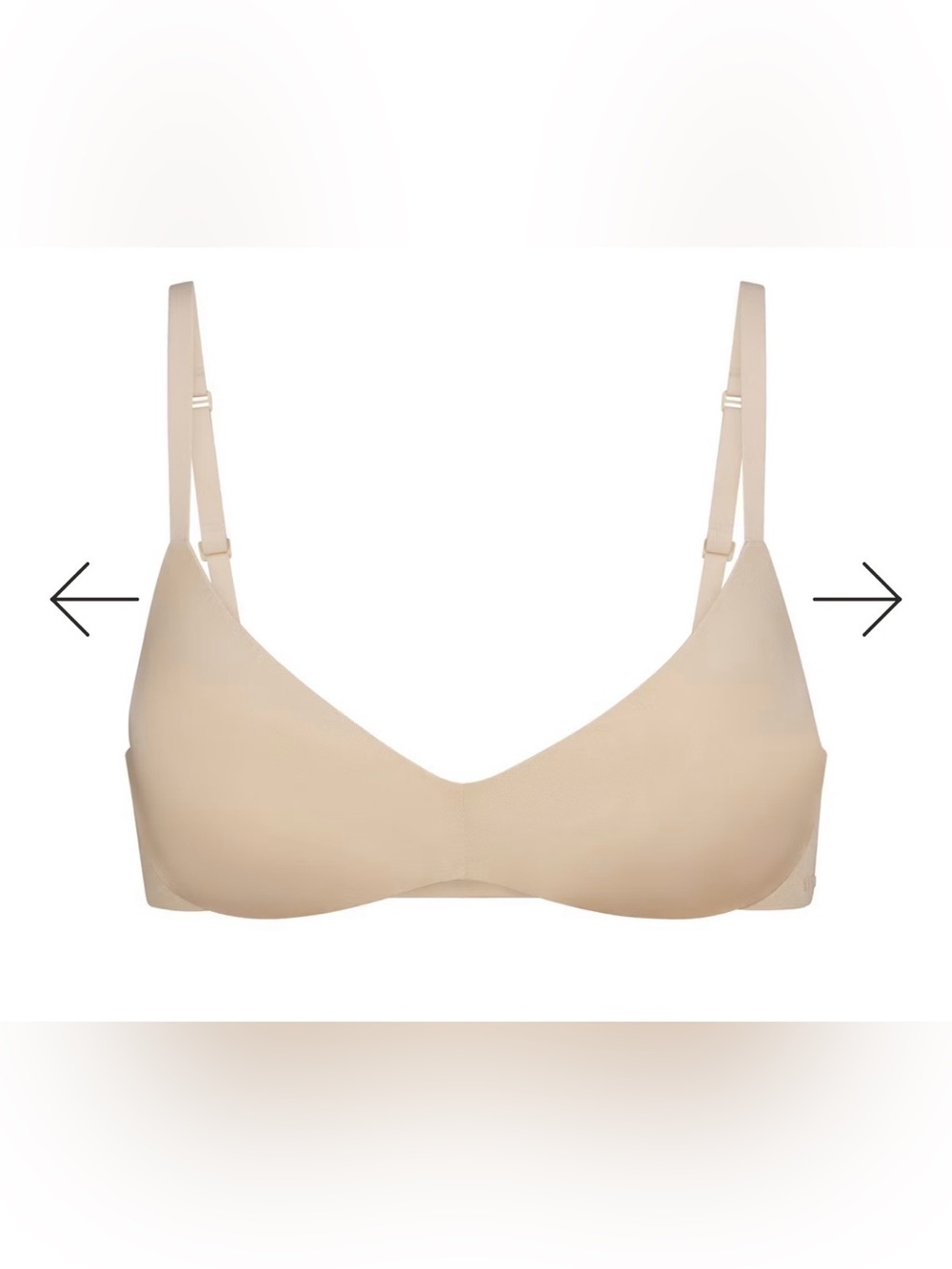 Wireless Form Push-Up Bra Sand